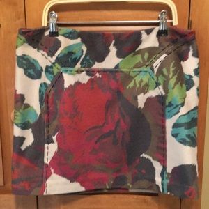 Diane Von Furstenberg Floral Mini Skirt - Multicolor